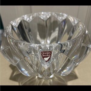 Orrefors Crystal Zodiac 4" Bowl Erika Lagerbielke